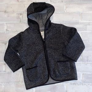 American Widgeon toddler 2T gray fleece zip up coat